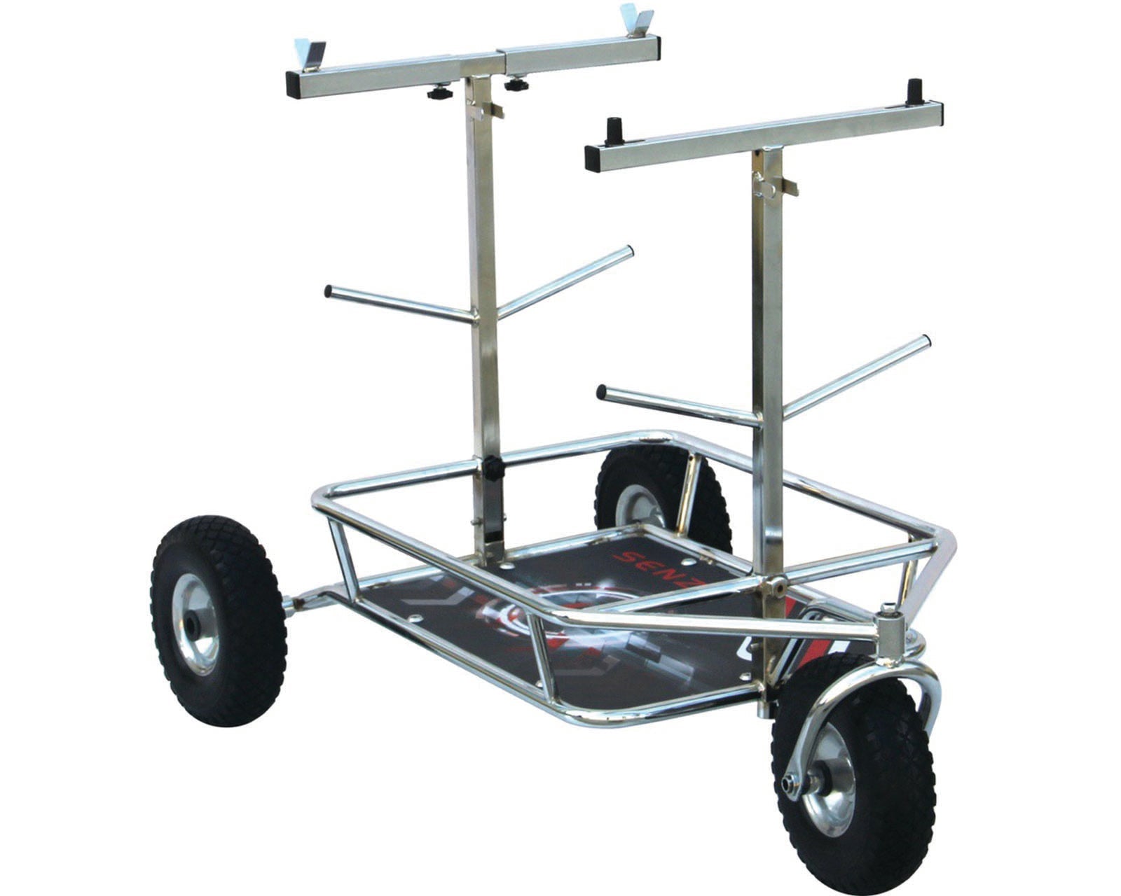 Senzo Chrome 3 Wheel Kart Trolley
